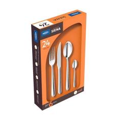 Faqueiro 24 Peças Compacto Siena Inox Brinox - 5109/142, Inox, 24 peça