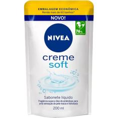 Sabonete Líquido Nívea Creme Soft Refil 200ml