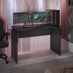 Mesa Gamer Moderna para 2 Monitores com Regulagem de Altura