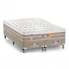 Colchão King Molas Pocket Ensacadas Silver Star Air Double Face Euro Pillow (193x203x34) - Castor