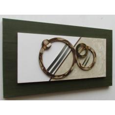 Quadros Abstratos Decorativos - 55x100cm - Josue Quadros