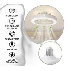 Ventilação Moderna: Lâmpada Teto Ventilador Oscilante 30W - Dk