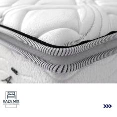 Cama Box Baú E Colchão Amsterdã Molas Ensacadas Queen Probel Queen Bege