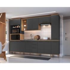 Cozinha Modulada Isabelle 6 Peças com Torre Quente Para 2 fornos - Del