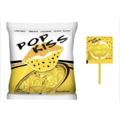 Pirulito Pop Kiss Maracujá Pacote C/50unid - 500g