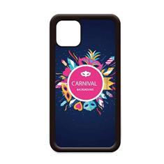 Capa com cabeça de coroa Happy Carnival of Venice para iPhone 12 Pro Max para Apple Mini Mobile Case