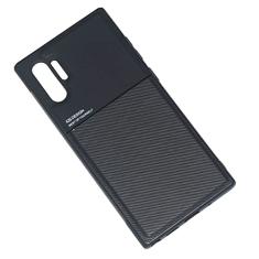 Kepuch Mowen Case Capas Placa de Metal Embutida para Samsung Galaxy Note 10+/10 Plus - Preto