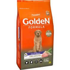 Ração Seca PremieR Pet Golden Formula Peru & Arroz para Cães Adultos - 15 Kg