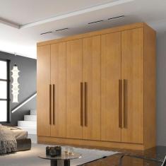 Guarda Roupa Casal 6 Portas 6 Gavetas Olímpia Cinamomo
