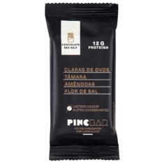 Kit 6X: Barra de Proteína Chocolate Sea Salt Sem Açúcar Pincbar 50g