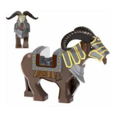 Boneco Blocos De Montar Carneiro Soldados Medieval