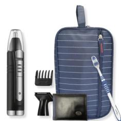 Aparador e Cortador de Pêlos Nariz Recarregável 2 em 1 - Kemei