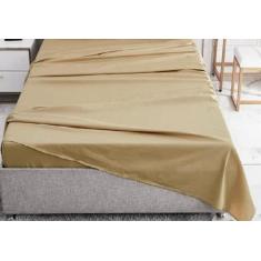 Lençol Casal S/ Elástico Percal 300 Fios 100% Algodão - Armazem do Enx