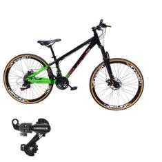 Bicicleta Aro 26 Vikingx Tuff 44 Aluminio Suspensão Dianteira Cambio S