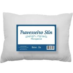 Travesseiro Slin Micropercal Suporte Médio 45x65cm Branco
