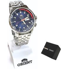 Relógio Orient Masculino Automático Analógico Prateado 469SS058F D1SX