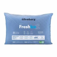 Travesseiro gelado fresh ice azul 48 x 70 bom sono antialergico - Alte