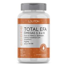 Total Efa Ômegas 3, 6 e 9-60 Cápsulas - Lauton Nutrition, Lauton Nutrition