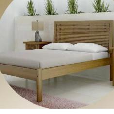 Cama Maciça 1,20 x 1,90 - Móveis de Gramado