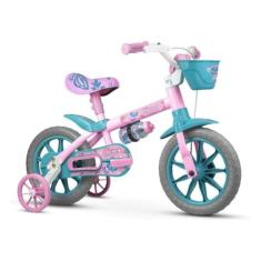 Bicicleta Infantil Aro 12 Com Rodinhas Menina Charm - Nathor