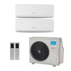 Ar-Condicionado Multi Split Inverter Springer Midea 18.000 (1x Evap HW 9.000 + 1x Evap HW 18.000) Quente/Frio 220V