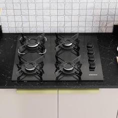Cooktop Electra 4 Bocas - Preto