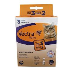 Vectra Gatos Antipulgas Caixa 3 Pipetas - Ceva