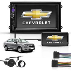 Kit Central Multimidia 2 Din Mp5 Bt Espelha Chevrolet Cobalt - First O