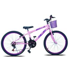 Bicicleta Infantil Forss Anny Aro 24 C/cestinha 18 Marchas-Unissex