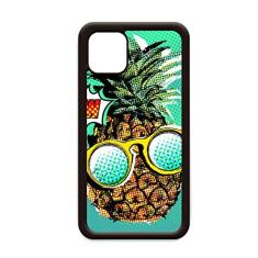 Capa American Comic Style Abacaxi Fruit para iPhone 11 Pro Max para Apple Mobile Case Shell