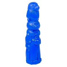 Pet Games Mordedor Super Resistente Totem Nylon Azul Tamanho G Para Cães