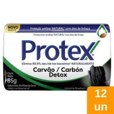 Sabonete Protex Carvão Detox 85g - Embalagem com 12 Unidades