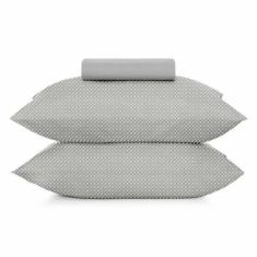 Jogo de Cama Queen 3 peças Altenburg Toque Acetinado Slim Zinc - Cinza