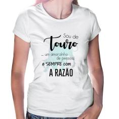 Baby Look Sou de Touro - Foca na Moda, Branco, GGG