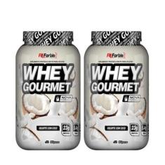 Kit 2X Whey Protein Gourmet 907g Pote - FN Forbis Nutrition-Unissex