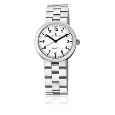 Relógio De Pulso Jean Vernier Pulseira Aço Masculino Jv03884