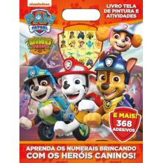 Livro - Patrulha Canina Livro Tela de Pintura e Atividades