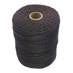 Corda Trançada 1,5 mm Marrom rolo com 660 metros-Cordaville