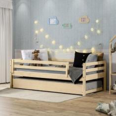 Bicama Solteiro Infantil Prime com Grade de Proteção Natural - Casatem