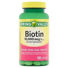 Biotina Mcg Spring Valley 10.000 - 120 Capsulas