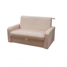 Sofá Cama Com Baú Daiane - Bege