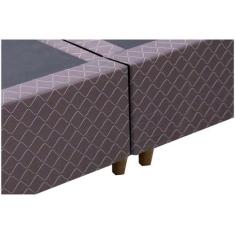 Cama Box Base King Size Poliester(1.86X1.98) - Genki Kenko , CINZA