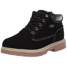 Lugz Bota feminina Drifter Lx Chukka, Preto/creme/goma, 7