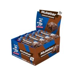 +Mu Barra Proteina Mukebar Sabor Chocolate Crocante - Display com 12 unidades - 720g