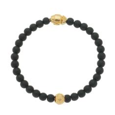 Pulseira Charm Bolinha De Tennis Revestida Em Ouro