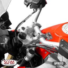 Riser Adaptador Guidao S1000xr 2016+ Spta272 Scam Prata