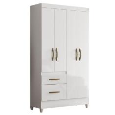 Guarda Roupa Solteiro Madri 4 Portas e 2 Gavetas - Moval