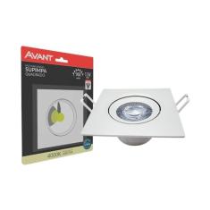Spot Led Embutir Quadrado Bivolt 12w 4000k Avant