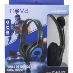 Fone Inova p/ Jogos FON8619 Desempenho Superior para Gamers
