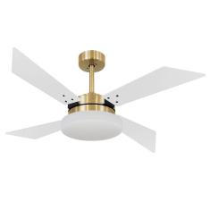 Ventilador De Teto Volare Vd50 Tech Dourado 4 Pás 220V